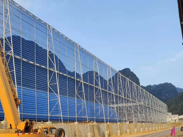 國能南部生物發(fā)電防風(fēng)抑塵墻